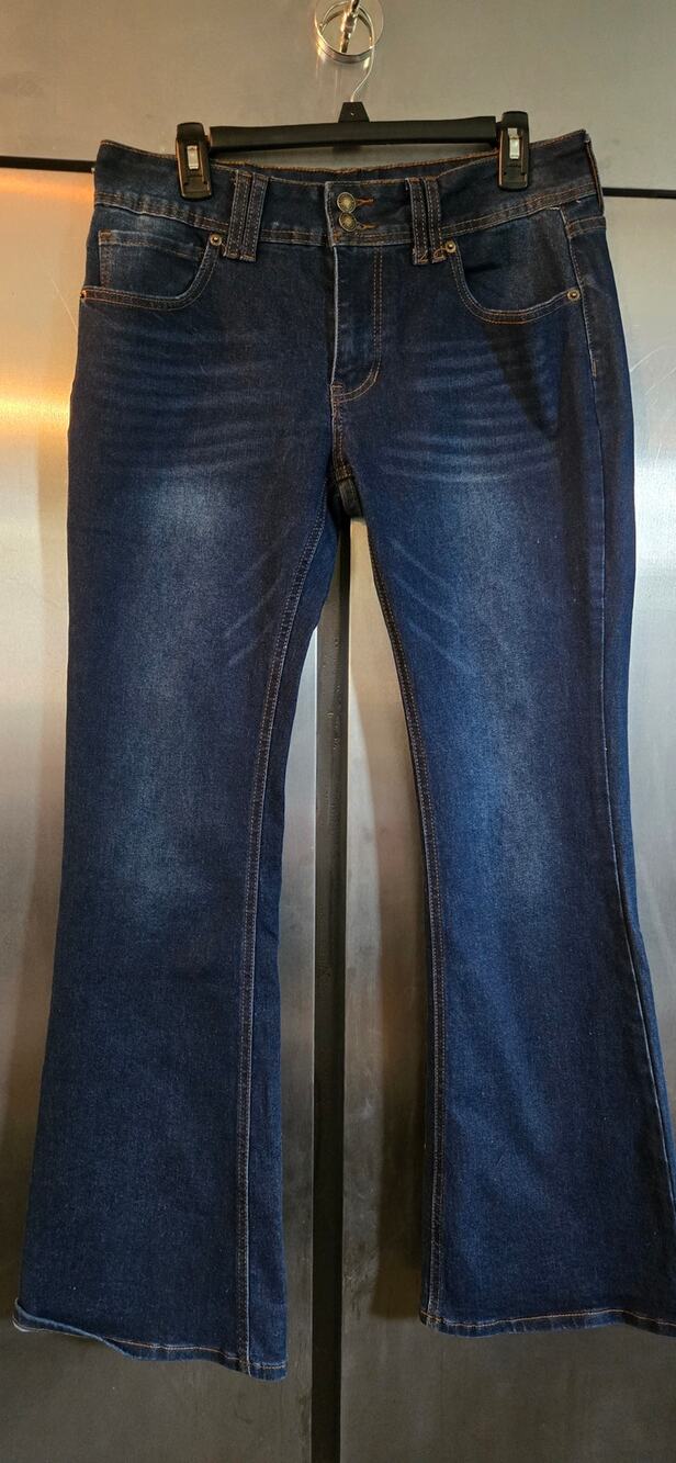 Love Soho Denim Women's Dark Wash Bootcut Jeans Size 15 Juniors